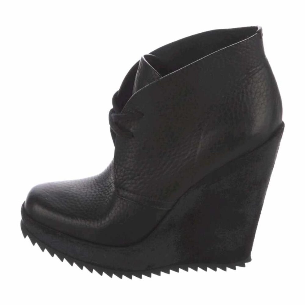 Pedro Garcia Leather Lace-Up Boots - 10